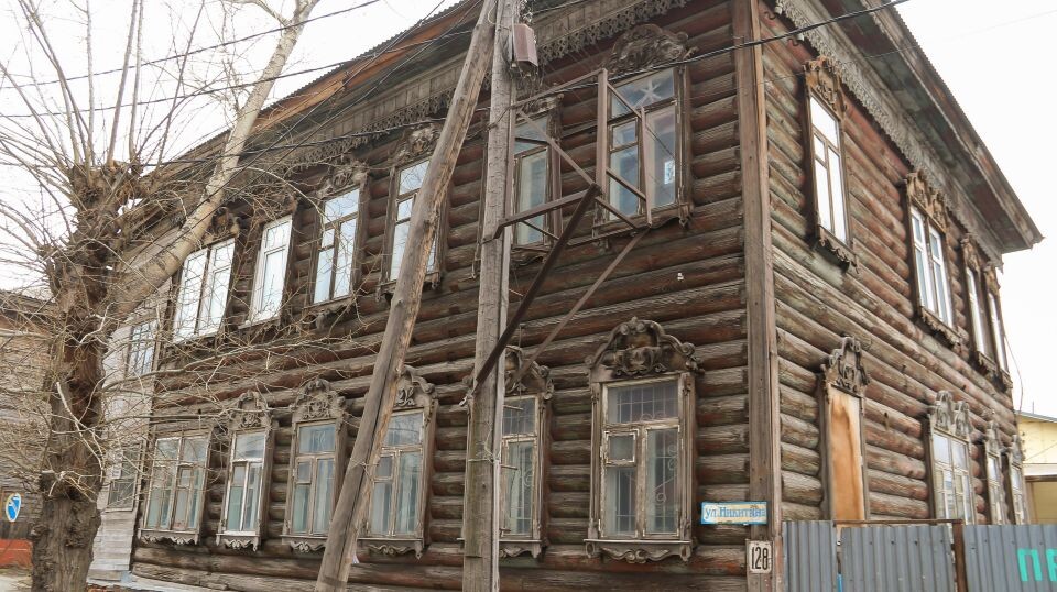    Старинный особняк на ул. Никитина, 128. Апрель 2026 года. Источник: Виталий Барабаш/"Толк"