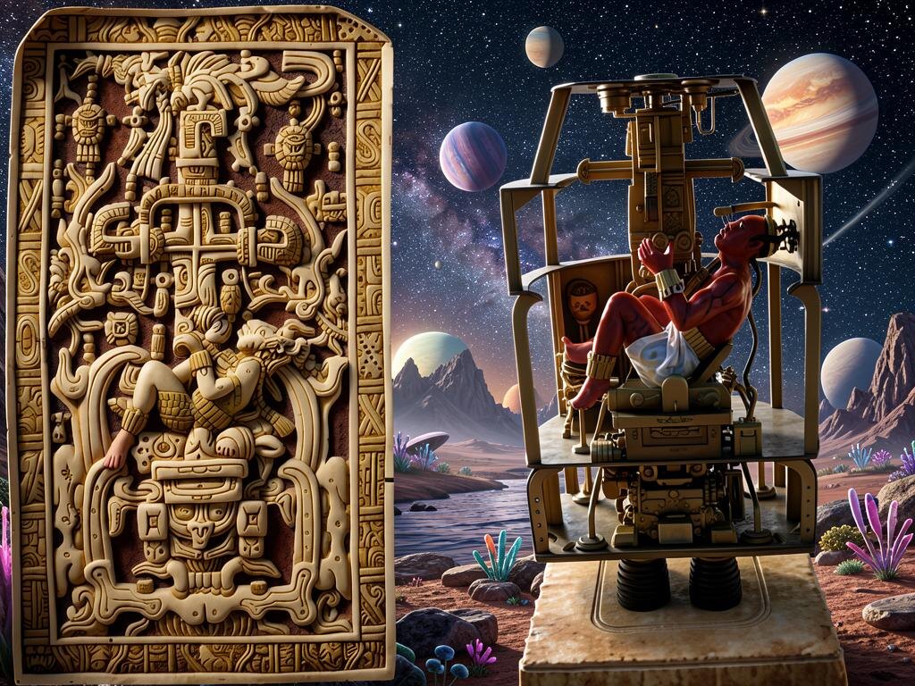 плита саркофага правителя Пакаля в Паленке