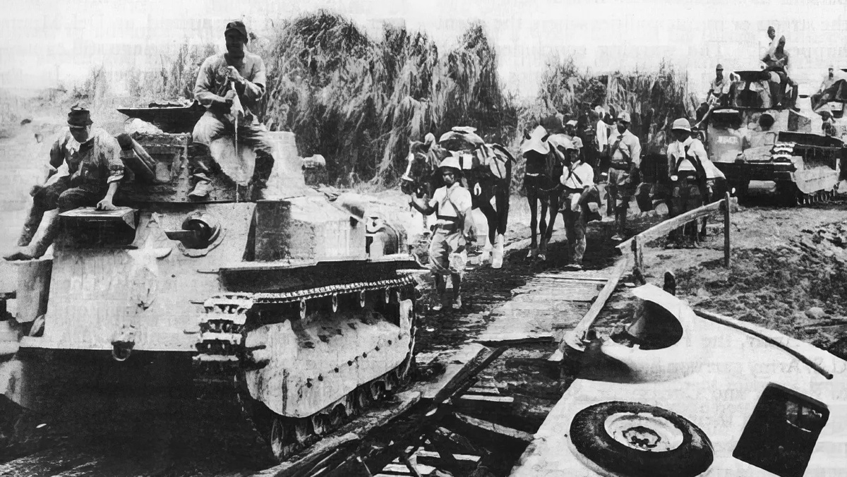 Японцы наступают на Манилу