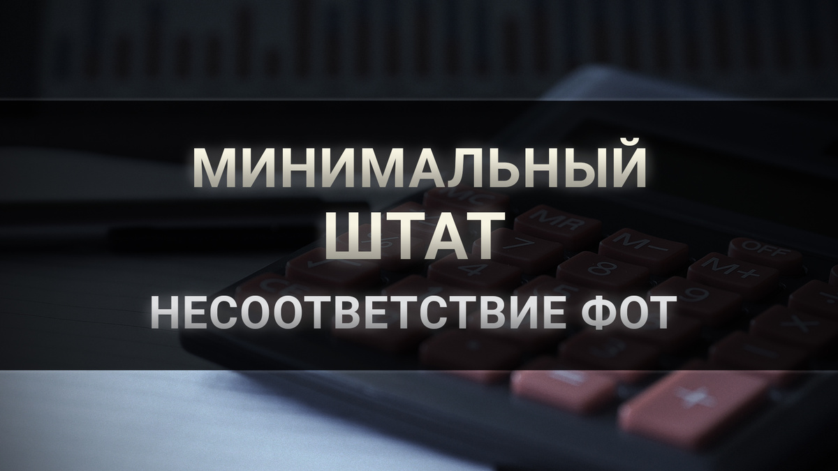 Анализ кадрового обеспечения и ФОТ контрагента
