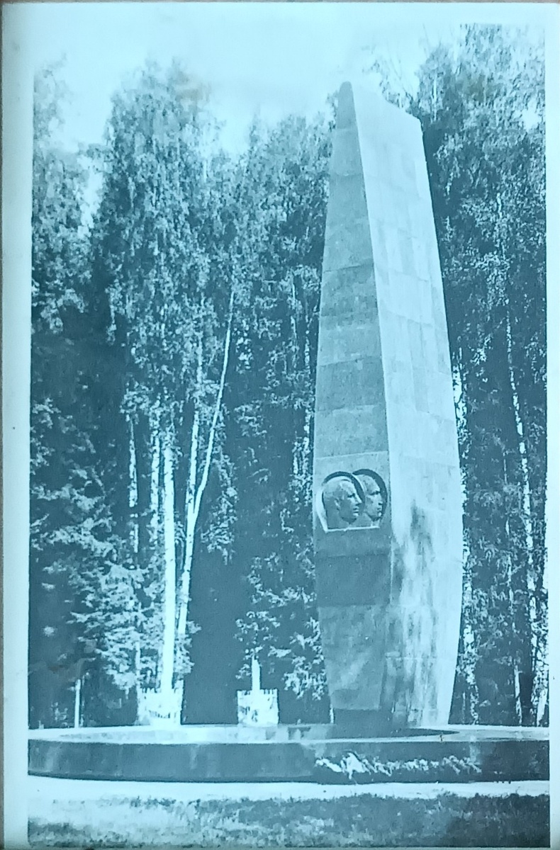 Это фото храню уже 38-мь лет ,оно оттуда  ,это то самое место,где прервался его полет....