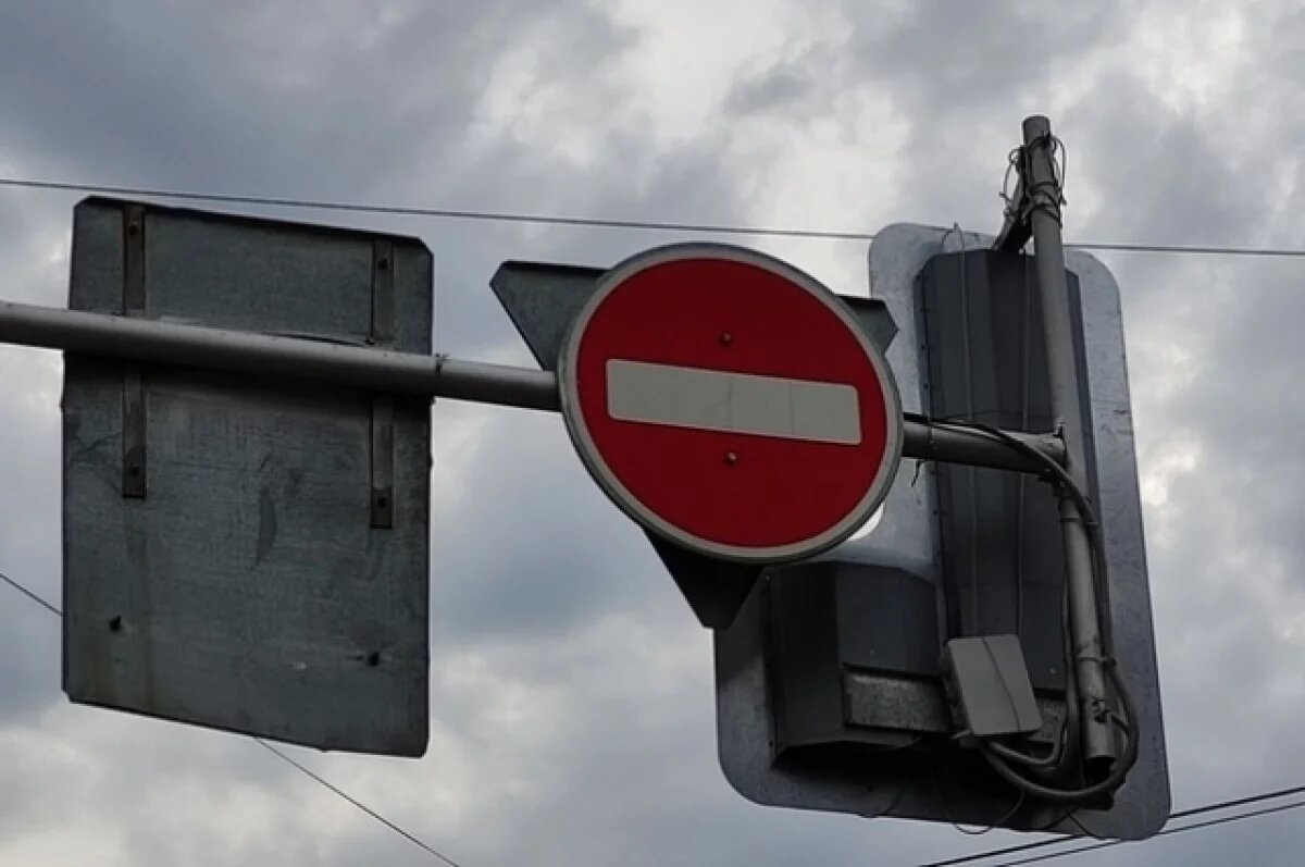    Движение по главной дороге в Сероглазке временно ограничено из-за циклона