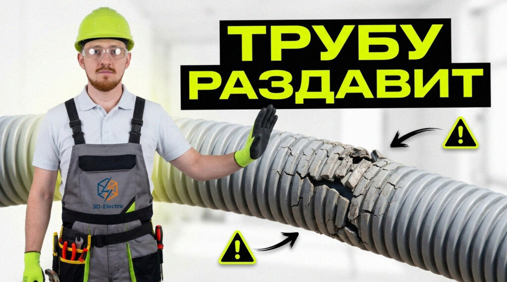    Основные виды гофры для прокладки и защиты электрокабеля 3DElectro