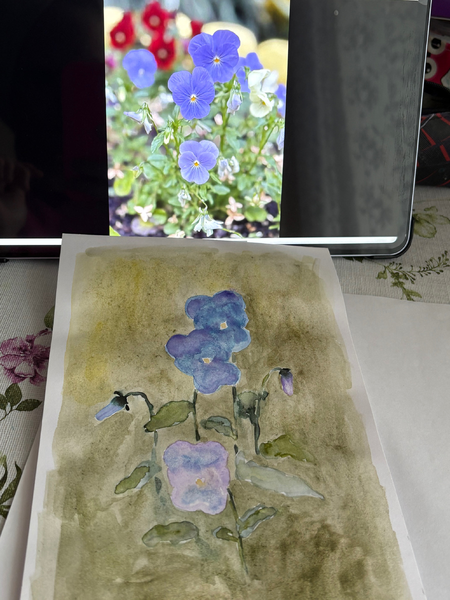 Сделала фон