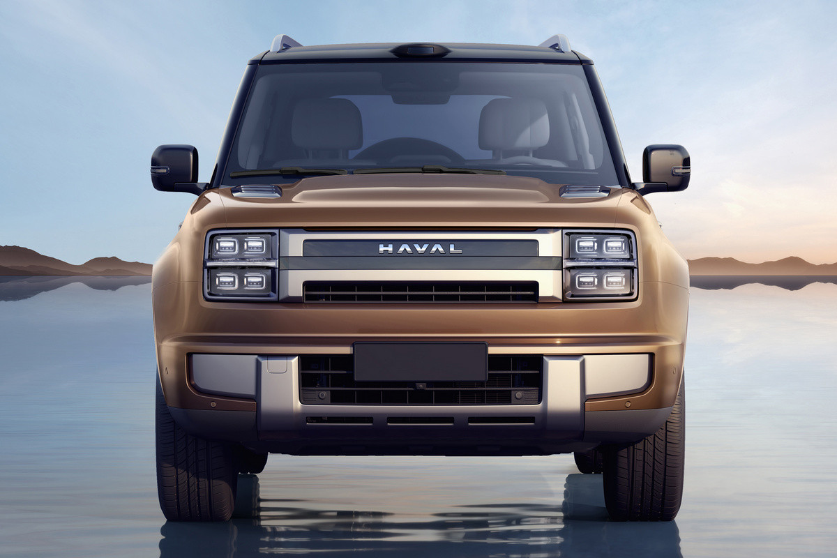 Передняя часть нового флагманского Haval