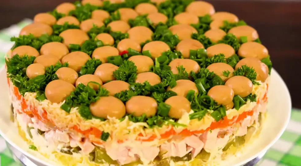 Салат «лесная нежность»