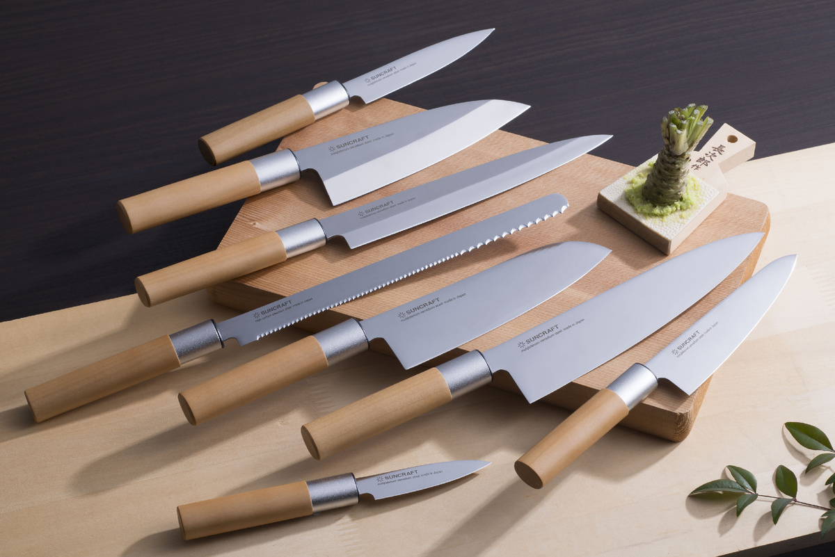 Японские ножи Suncraft.