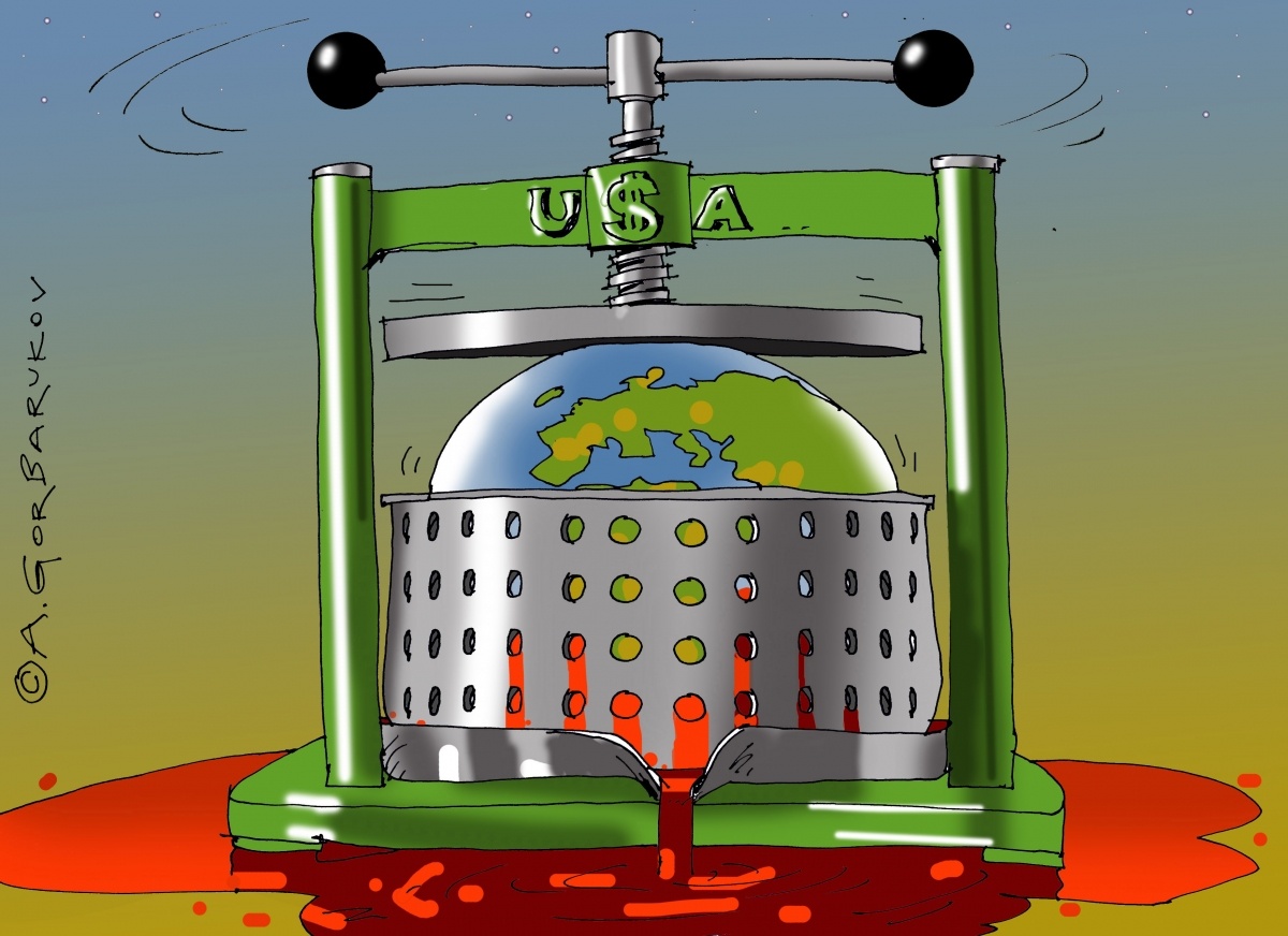    Политика Запада. Иллюстрация: Александр Горбаруков