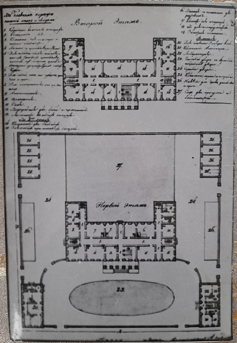 План заводского госпиталя, 1826 г.