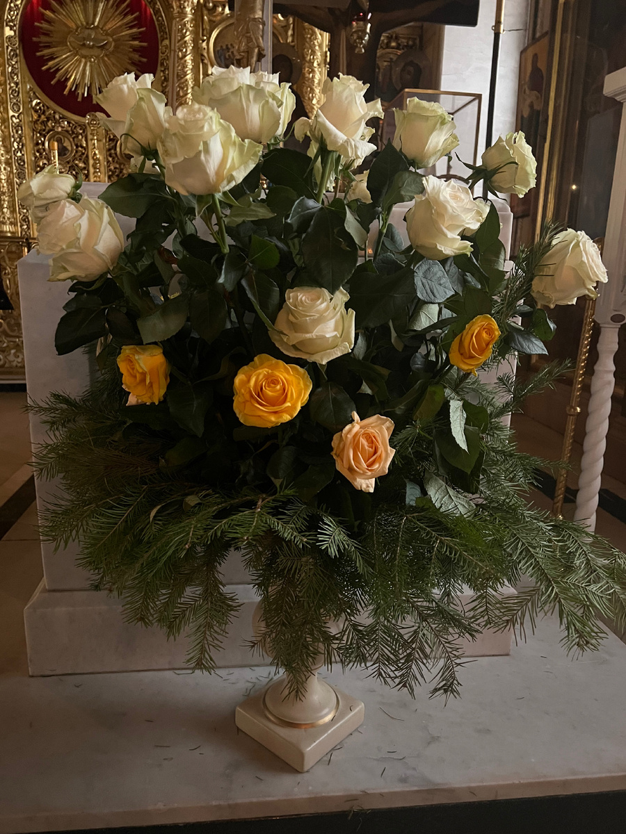 Фото автора: Россия, Москва, храм Богоявления в Елохово, захоронение Святейшего Патриарха Алексия II. 