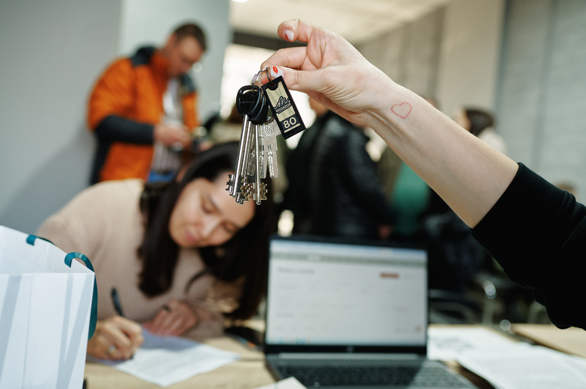 Торжественная выдача ключей