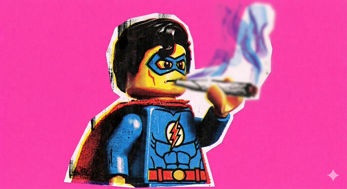 Лего человек сорвался