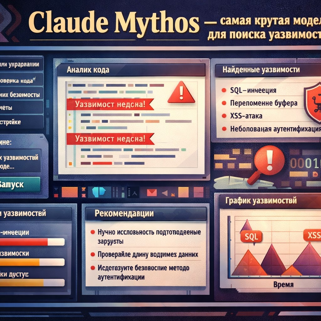 Claude Mythos — самая крутая модель для поиска уязвимостей