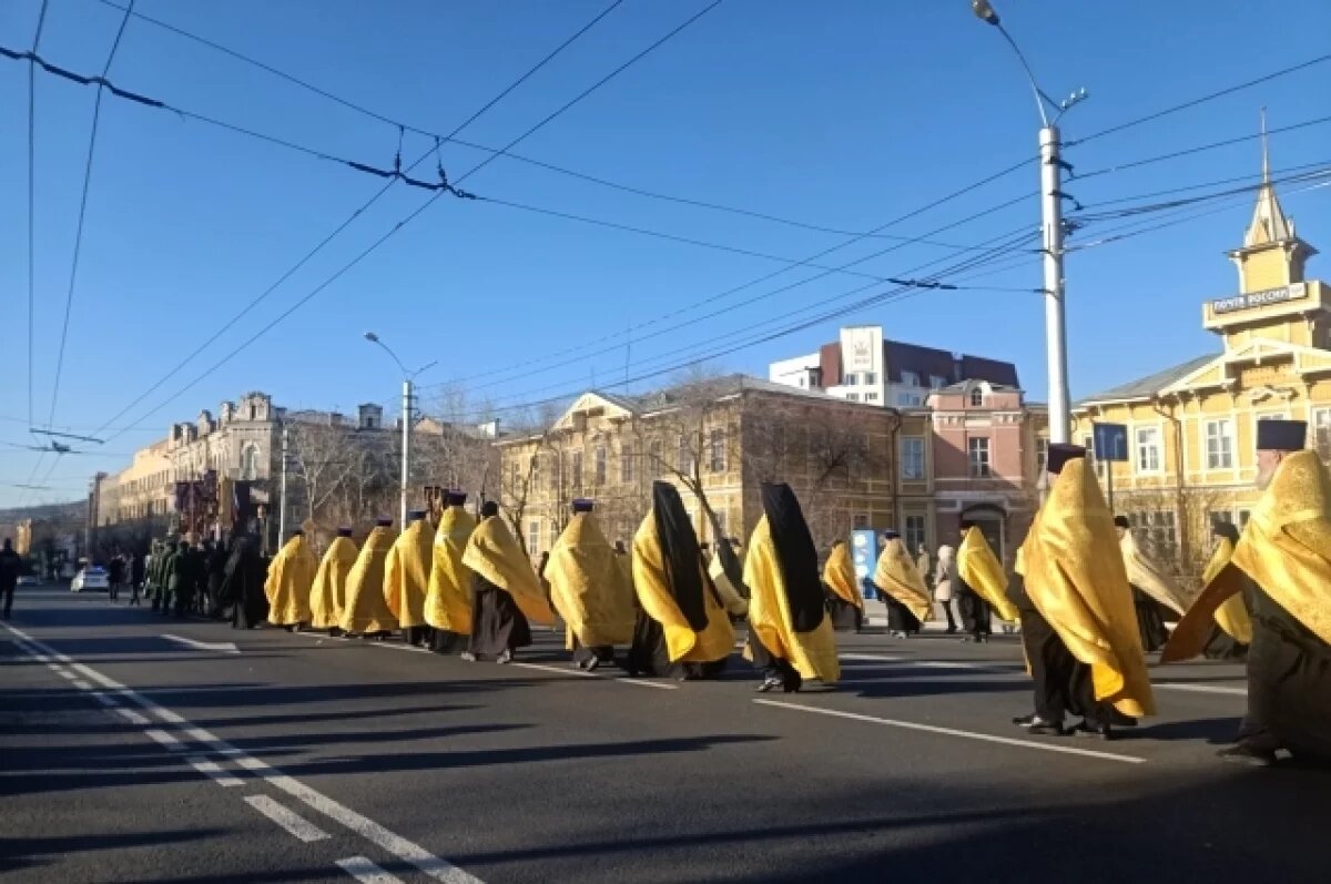    Улицы перекроют для Пасхального крестного хода в Чите