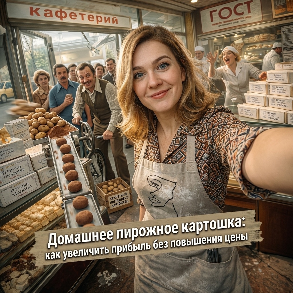    Пирожное «Картошка» — классический десерт с высокой маржинальностью admin