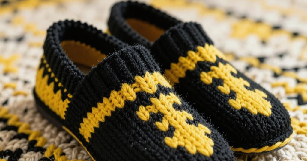 Уютные тапочки с ярким акцентом