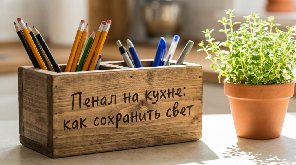    Пример размещения высокого пенала без ущерба для естественного освещения. MDKUHNY