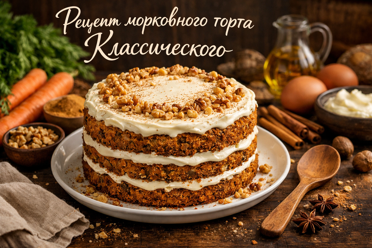 Морковный торт 