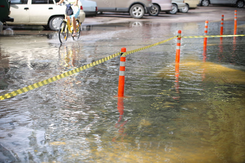 Гибкие столбики не боятся воды