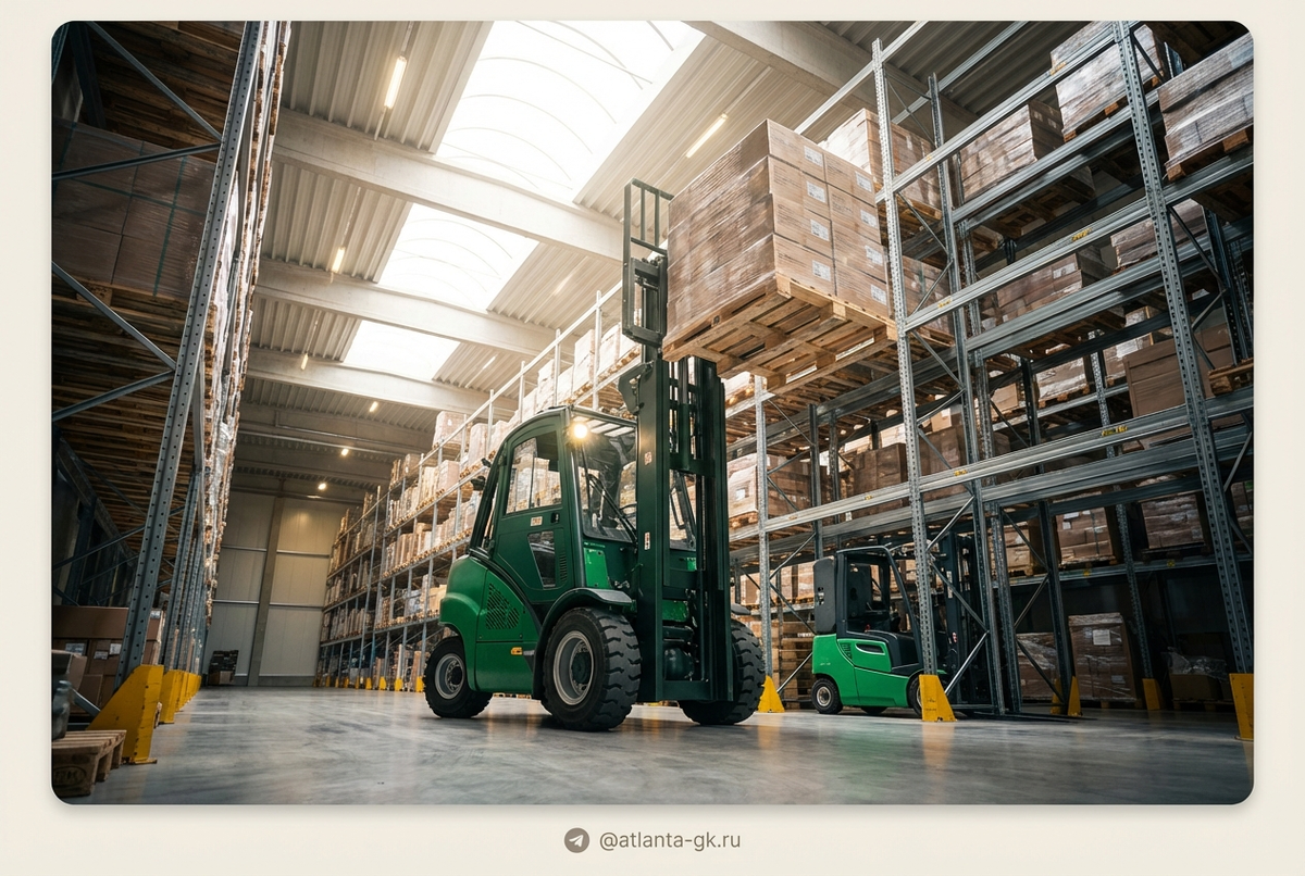    Аренда вилочного погрузчика: тоннаж или высота подъема? Atlanta-gk
