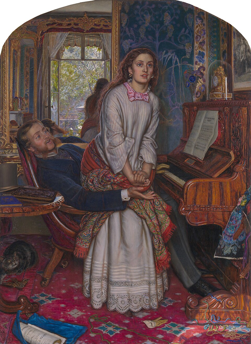 Холман Хант — Пробудившийся стыд (1853) https://ru.wikipedia.org/wiki/Викторианская_эпоха