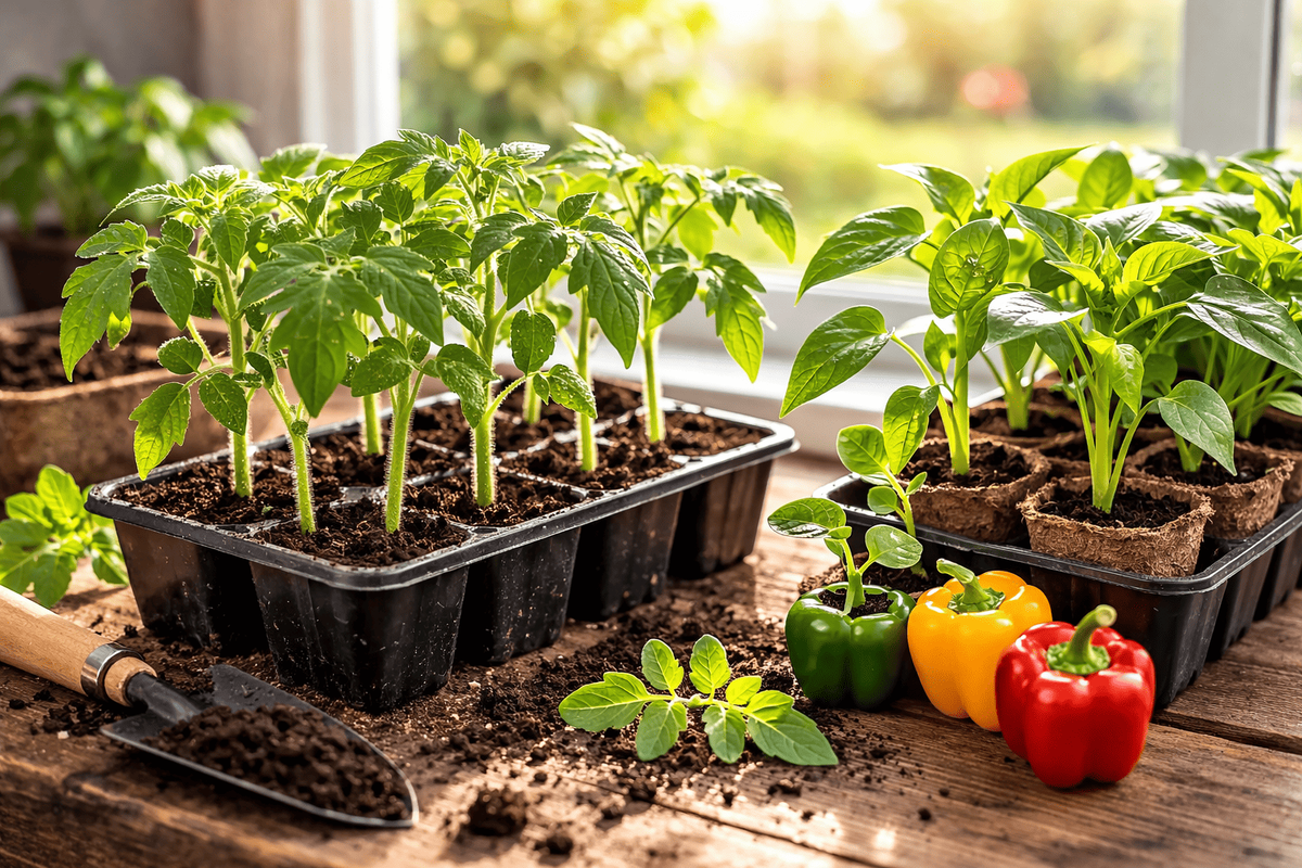    Даже слабая рассада быстро идет в рост после этого / progorod59