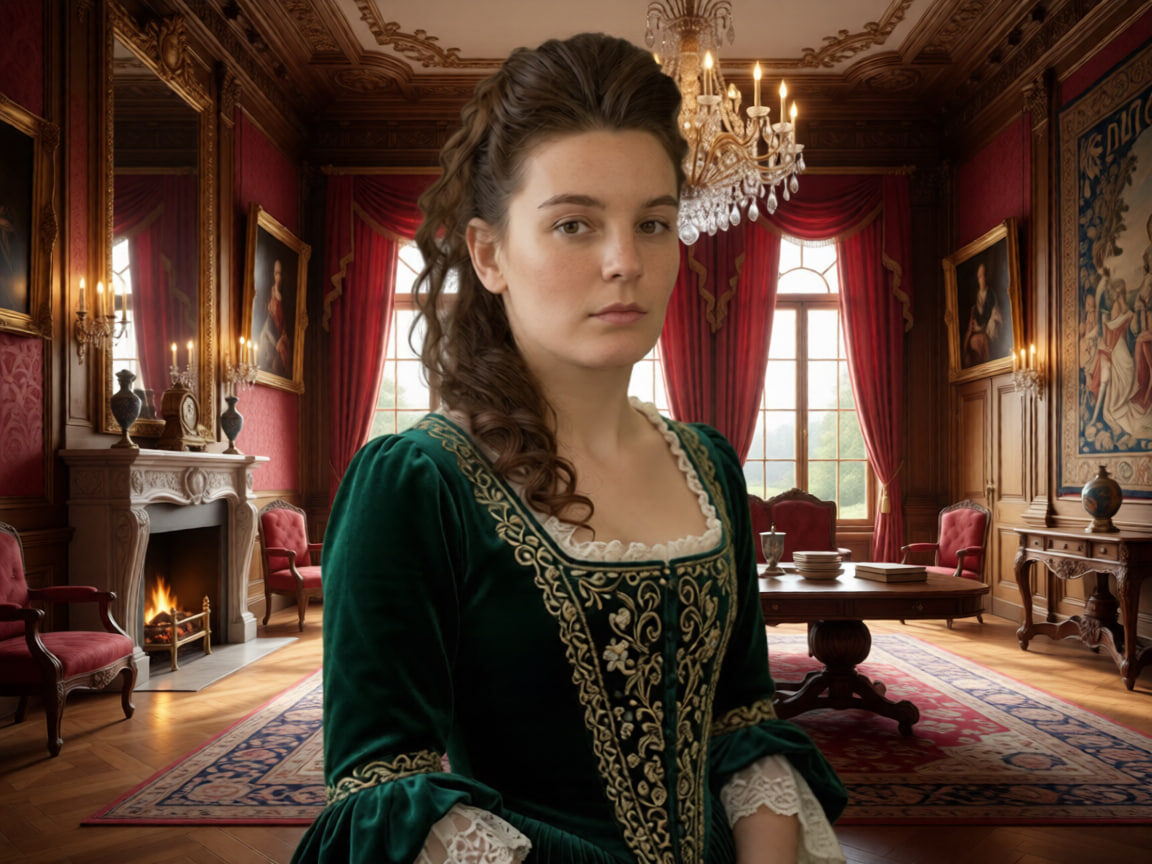 Это я, помощница Шефа в историческом образе