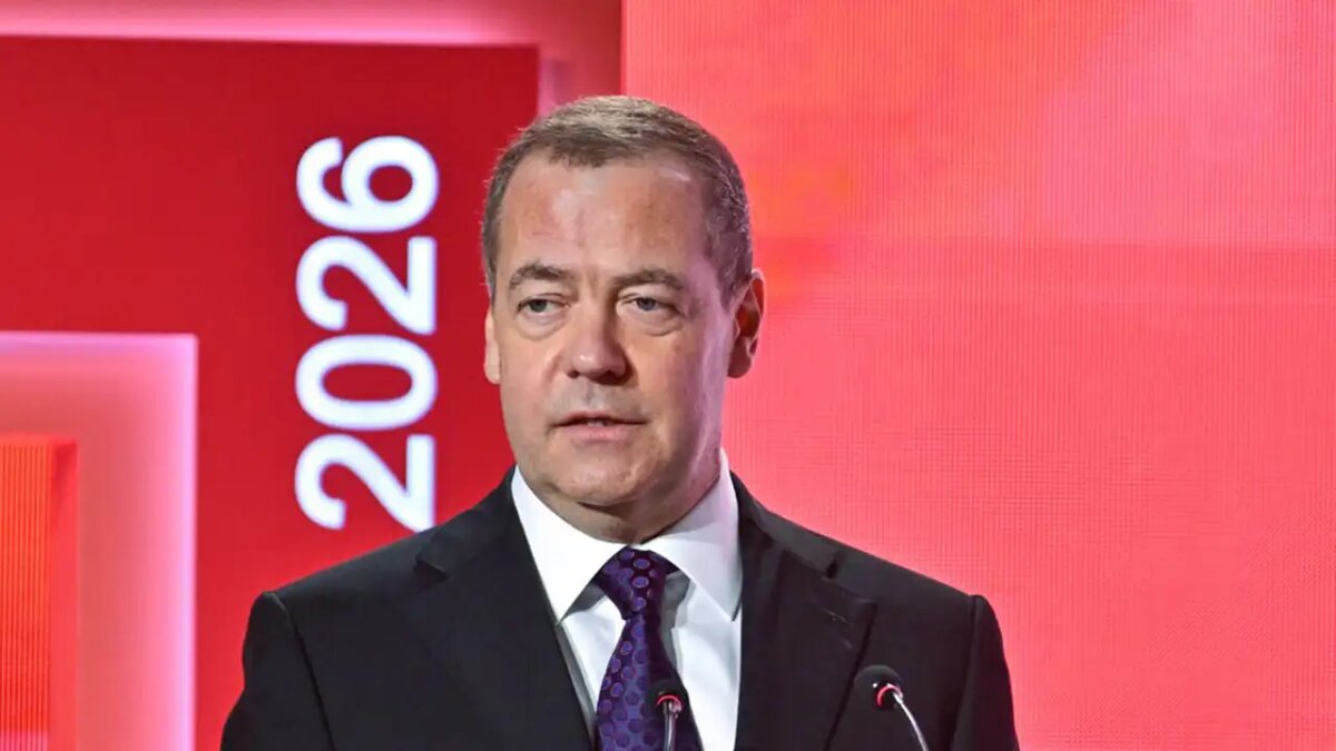    Заместитель председателя Совета безопасности РФ Дмитрий Медведев. © АГН «Москва»