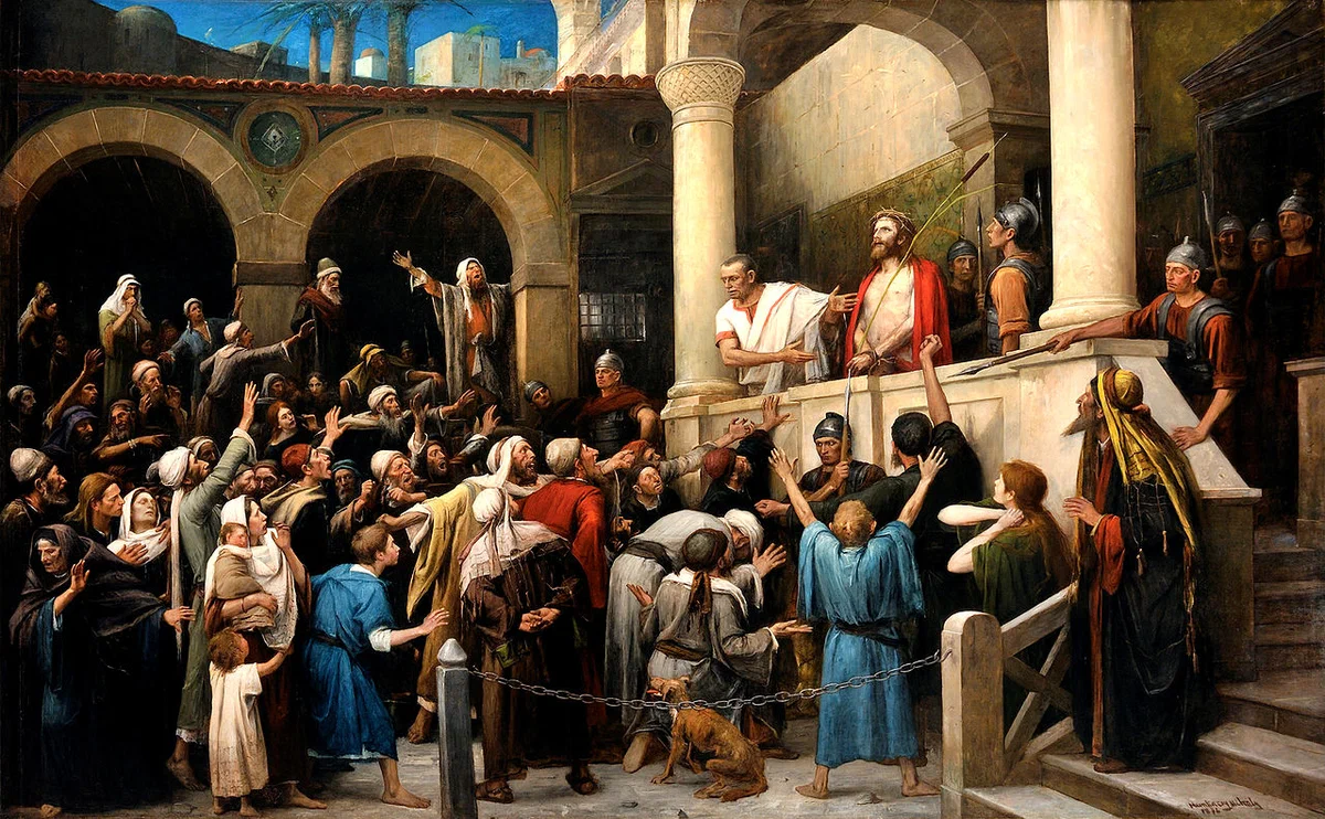 М. Мункачи. "Ecce Homo" 1896 г.