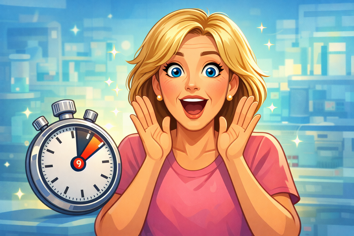 Всего 9 секунд