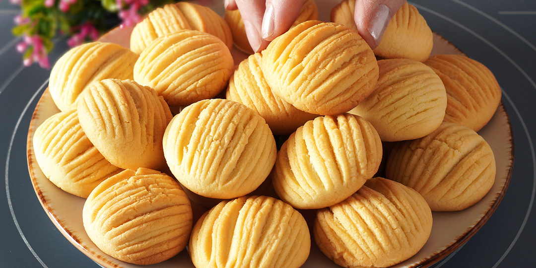 Печенье, которое тает во рту! Всего за 10 минут! Быстро, просто и невероятно вкусно.