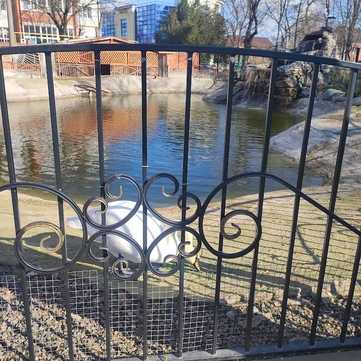 Весна. Городской пруд. 