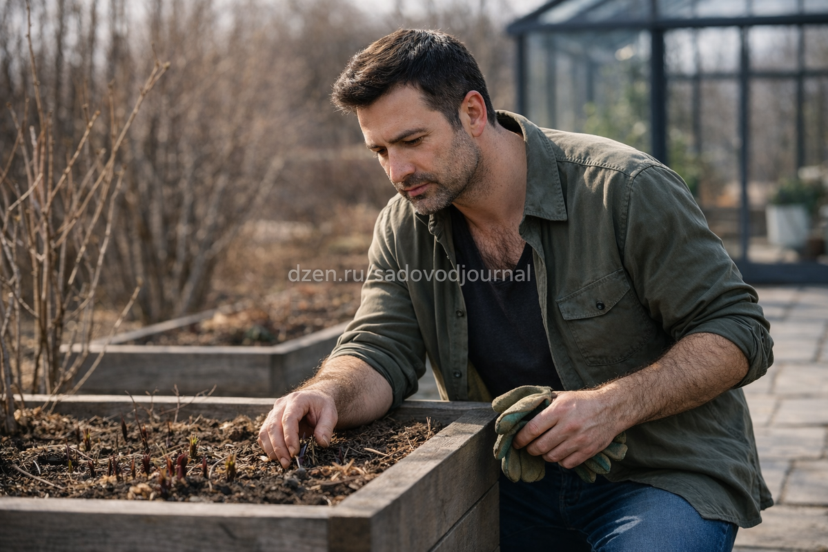 Огородные дела в середине апреля