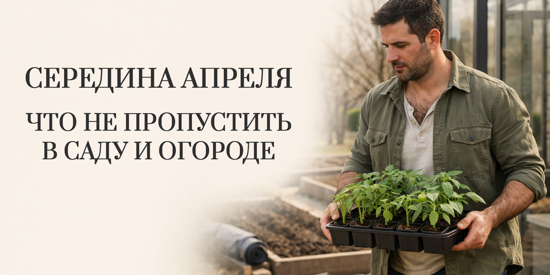 Огородные дела в середине апреля: полный список работ в саду, огороде и теплице
