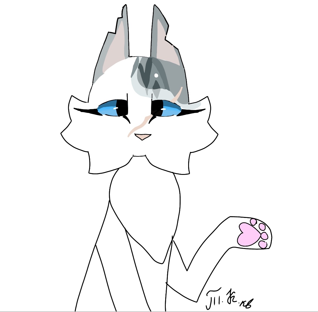 Окрас сложный (около получаса рисовала)