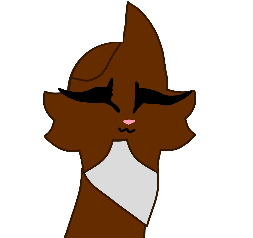 У неё есть пятнышки, просто они ниже.