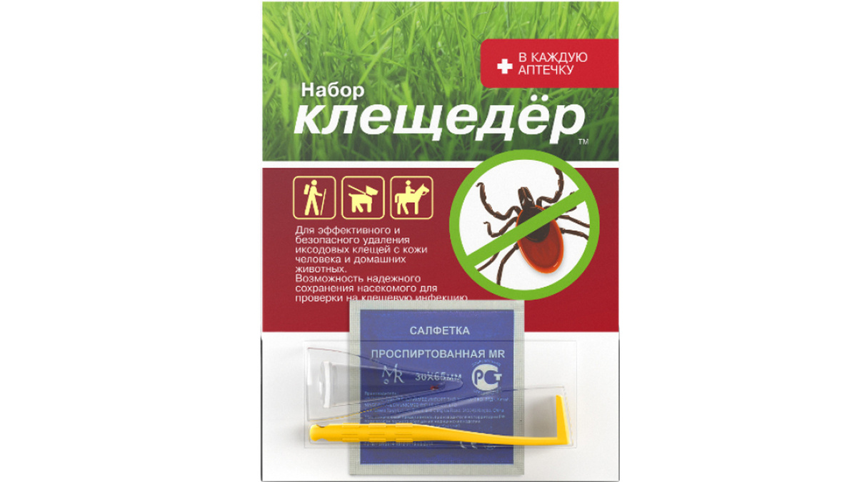 как вытащить клеща