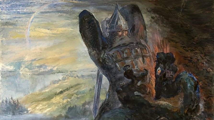     Чарушин Евгений Иванович. Илья Муромец.1942-1943   
undefined