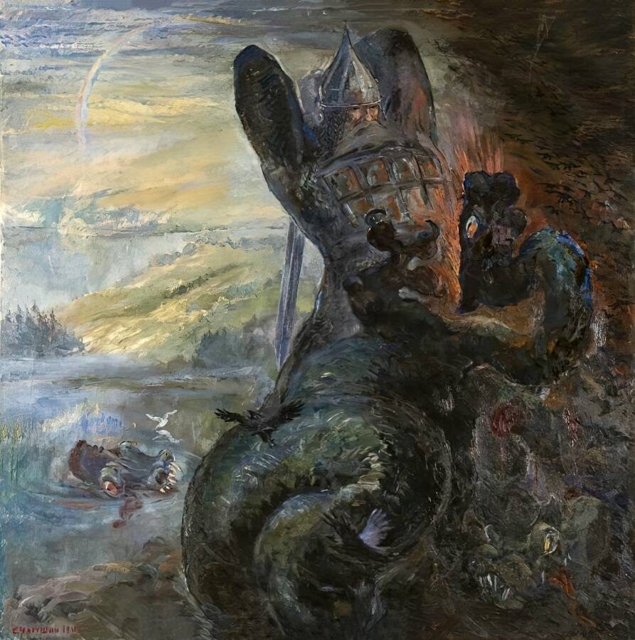     Чарушин Евгений Иванович. Илья Муромец.1942-1943   
undefined