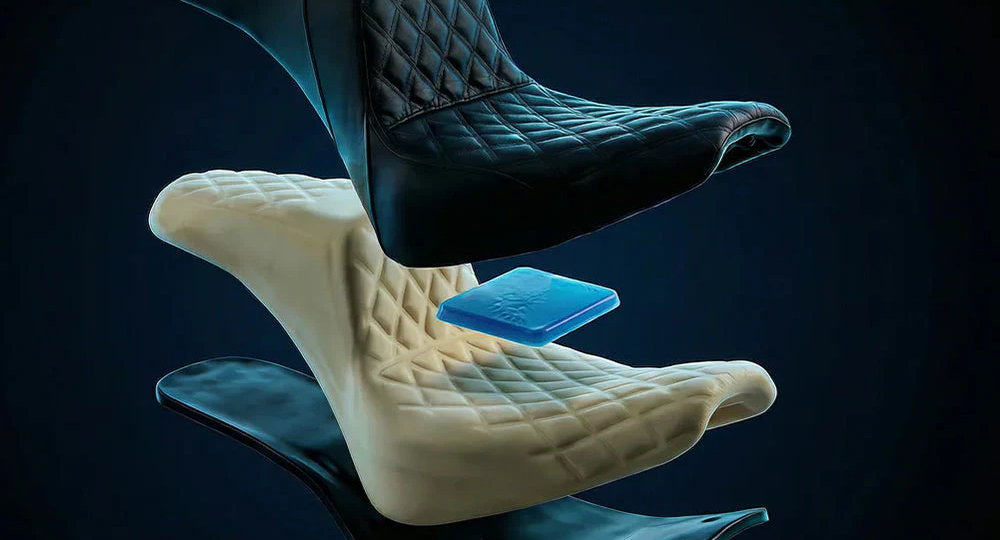 Все плюсы гелевого сиденья на мотоцикле!