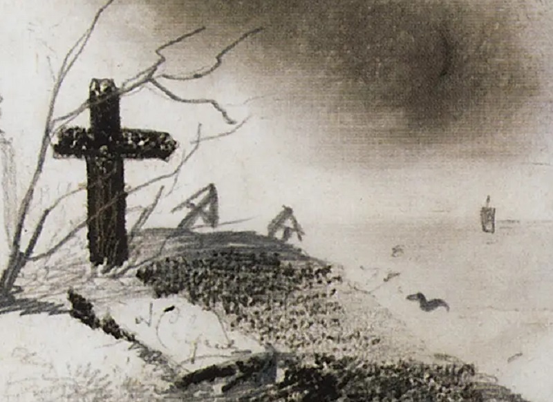     Алексей Саврасов. Могила. 1870-е   
undefined