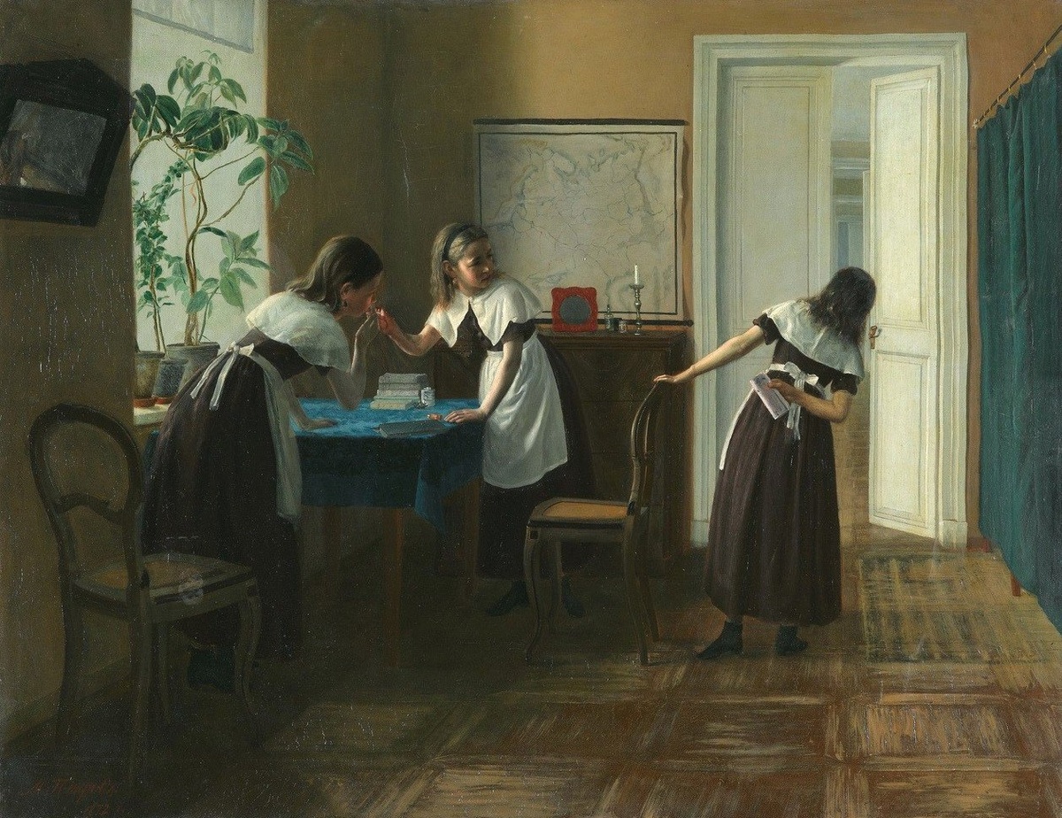 Михаил Петров «Пансионерки», 1872 год