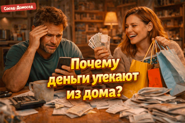 Почему деньги утекают из дома, даже если вы не транжира – простое объяснение без финансовой зауми и с лёгкой бытовой паникой 😅