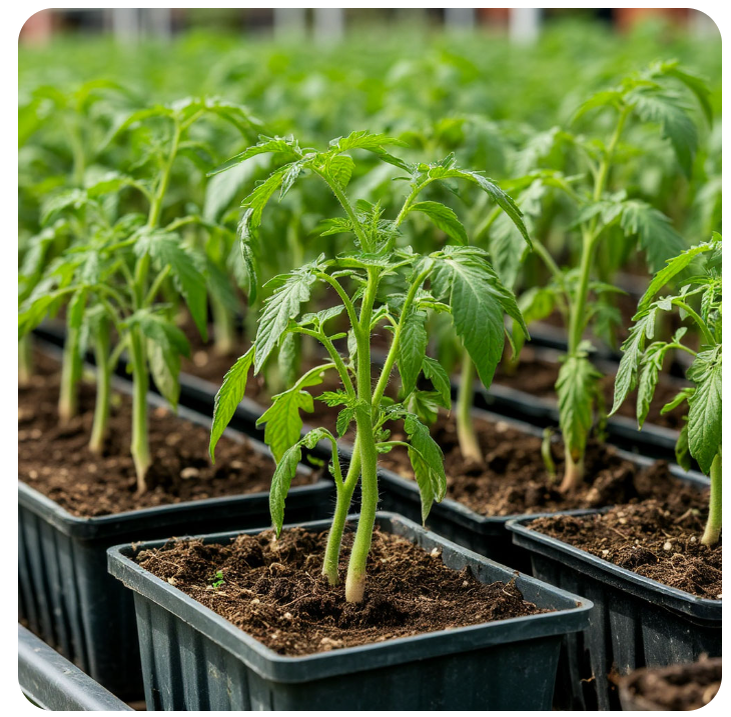 Почему рассада помидоров вытягивается 