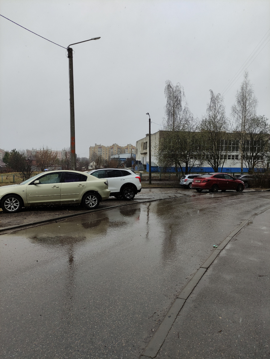 Это утро, к вечеру снегом замело