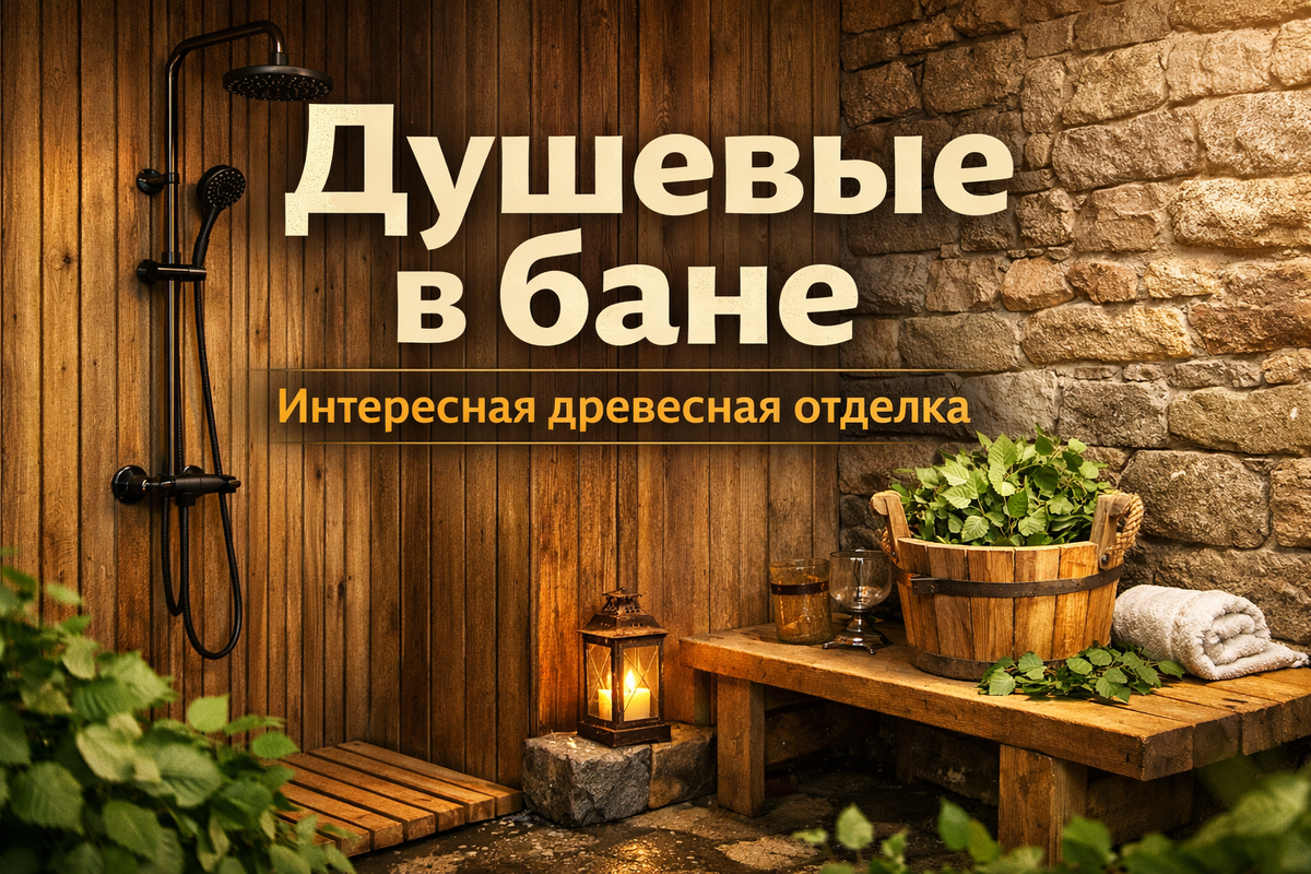 Душевая в бане