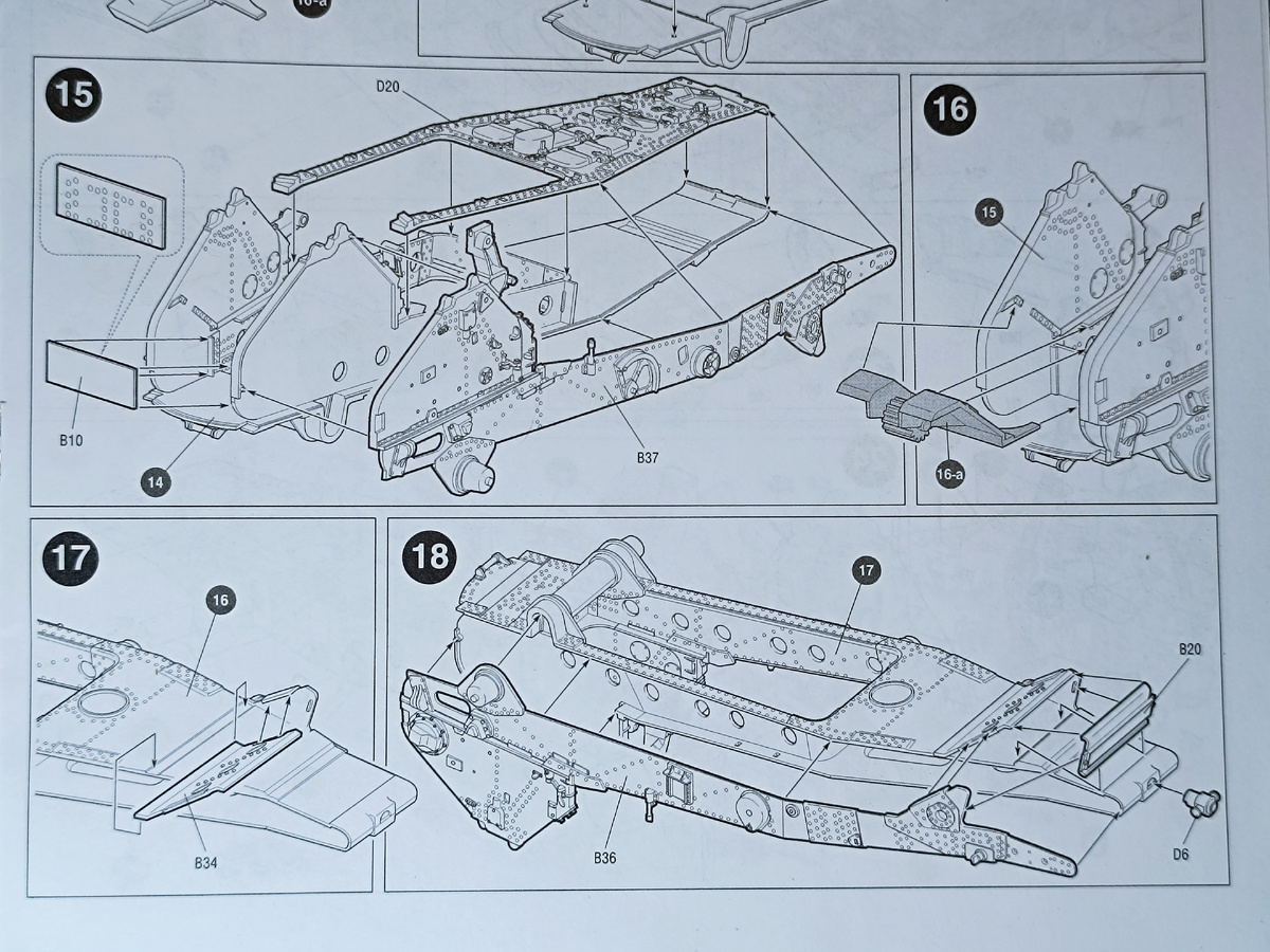 Инструкция по сборке Б-4. Шаги 15-18