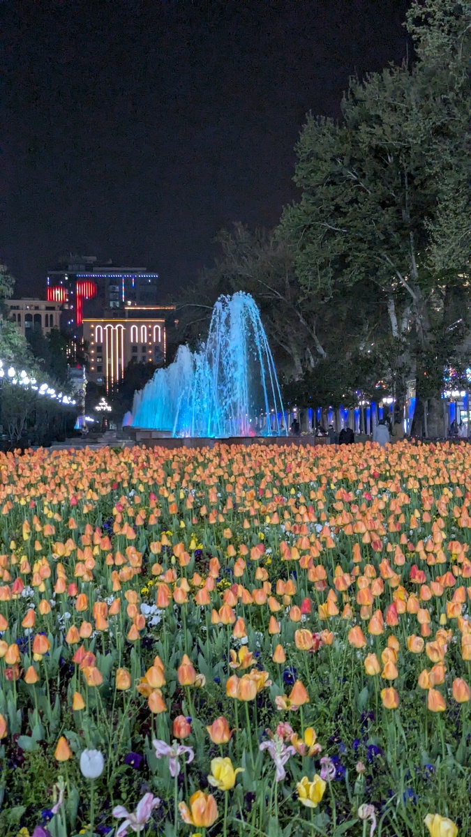 Душанбе ночью