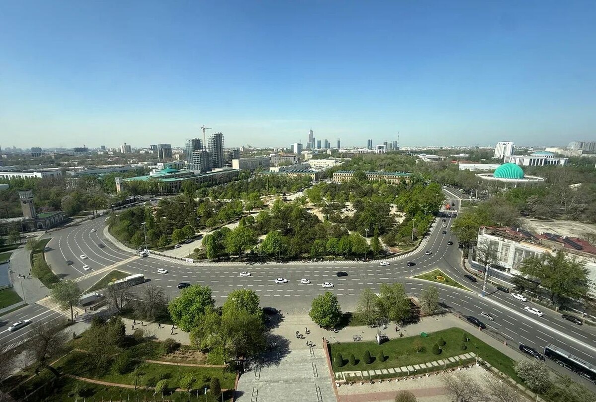 Ташкент сверху вид со смотровой площадки