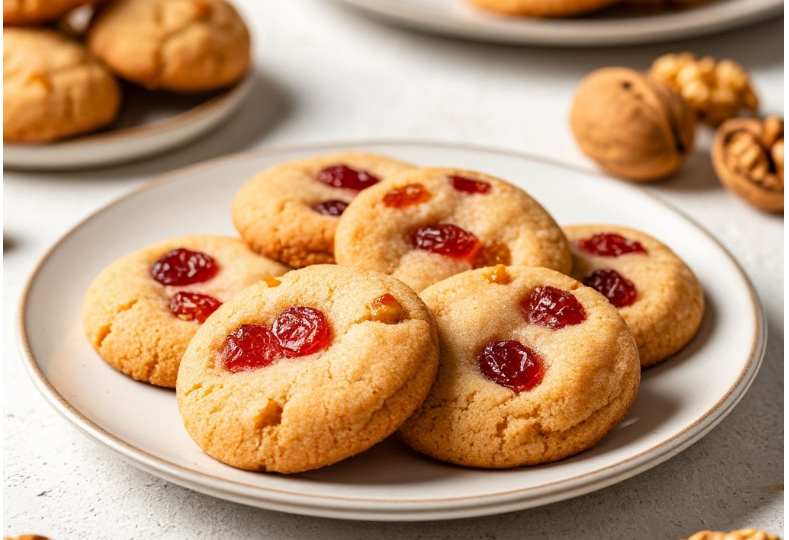Печенье с грецкими орехами и цукатами. Простой и вкусный десерт